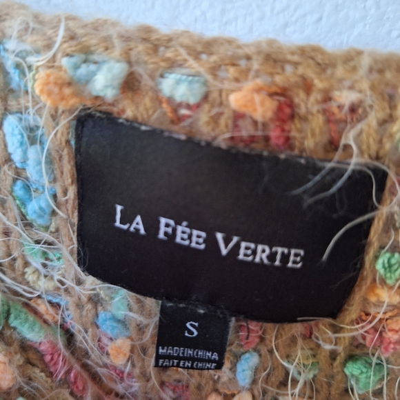 Anthropologie La Fee Verte Multicolored Eyelash . Womens size S - Picture 2 of 6